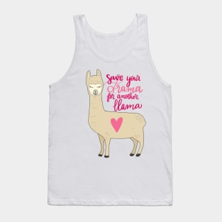 llama drama Tank Top